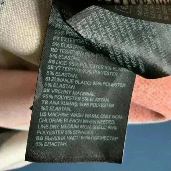 H&M Women's Multicolor Camouflage Long Sleeve Neck Sheath Midi Dress Size 8 - Picture 5 of 5